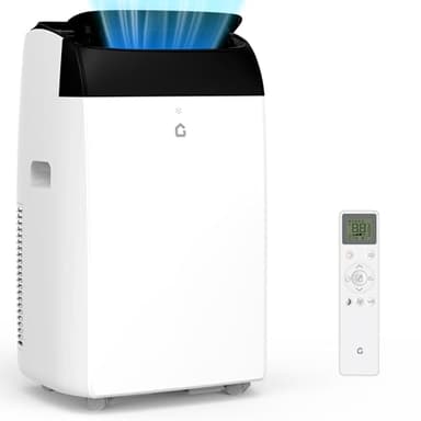 Climatizzatore mobile 12000 BTU 2,6 kW, raffreddamento e ventilazione e deumidificazione, climatizzatore mobile con tubo di scarico per ambienti fino a 117 m³ (43 ㎡), funzionamento silenzioso < 53 dB