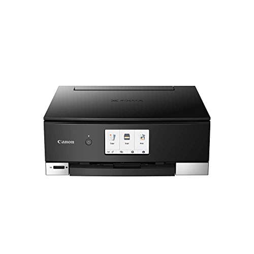Canon PIXMA TS8350 multifunzione a getto d'inchiostro (stampa, scansione, copia, schermo touchscreen da 10,8 cm, WLAN, Wi-Fi, Print App, 4800 x 1200 Dpi). Colore: nero.