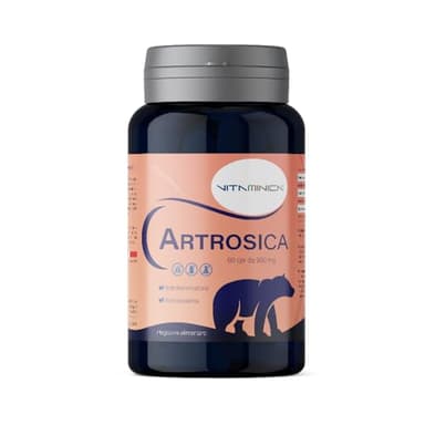 Vitaminica ARTROSICA - 60 Compresse - Integratore Mobilità e Benessere Articolare di Cartilagini, Ossa, Legamenti e Tendini | con GLUCOSAMINA, Condroitina, MSM, Boswellia, QUERCETINA e Vitamina D3