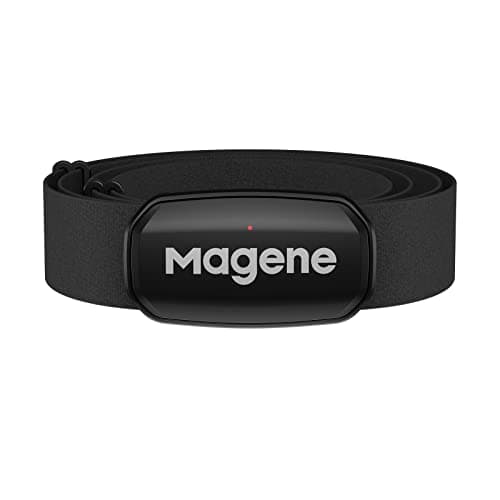 Magene H303 Cardiofrequenzimetro Fascia toracica HRM Fitness Tracker IP67 Supporto impermeabile Bluetooth 4.2 e ANT+, compatibile Wahoo, Zwift, Strava, Elite HRV