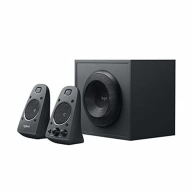 Logitech Z625 THX 2.1 Sistema di Altoparlanti con Subwoofer, Certificato THX, 400 Watt, ‎Bassi Profondi, 3.5 mm e RCA, PC/PS4/Xbox/Lettore ‎DVD/TV/Smartphone/Tablet