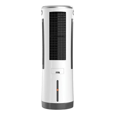BE COOL Raffreddatore ad aria 5 in 1 con raffreddamento ad acqua – Raffreddatore evaporativo, ventilatore, umidificatore, depuratore d'aria, repellente per zanzare – 110 Watt, serbatoio acqua 18 l,