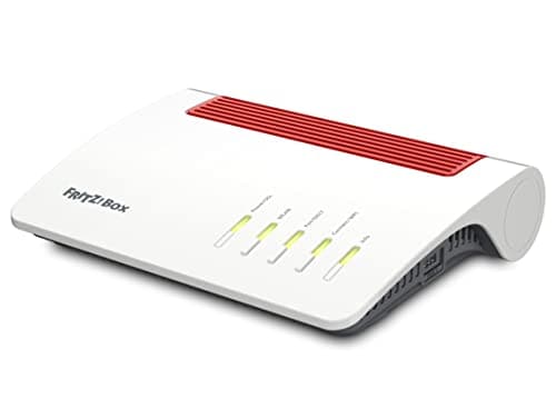 FRITZ!Box 7590 AX Exclusive Edition (Wi-Fi 6 Router 2.400 Mbit/s (5 GHz) e 1.200 Mbit/s (2.4 GHz), con chiavetta USB SanDisk, Mesh Wi-Fi, base DECT)