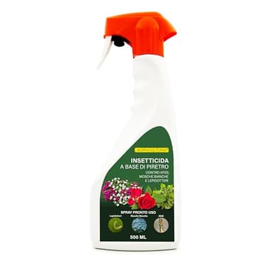 AGRI-CULTURA® | Piretro Insetticida per Piante Naturale Pronto Uso | Elimina Afidi, Mosca Bianca, Moscerini E Lepidotteri | Rapida Azione Abbattente Efficace Su Tutti i Tipi Di Piante Ornamentali