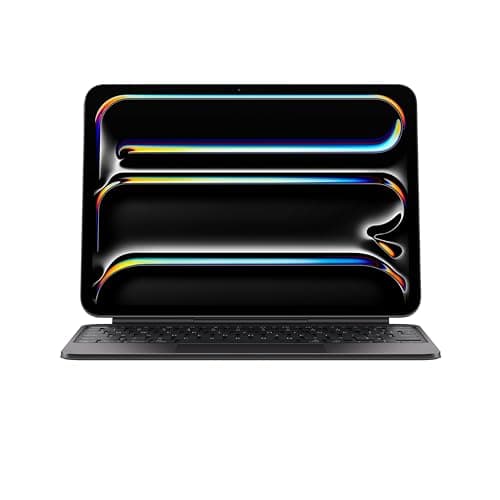 Apple Magic Keyboard per iPad Pro 11'' (M4), comodissima per scrivere e con trackpad integrato, tasti funzione, Italiano — Nero