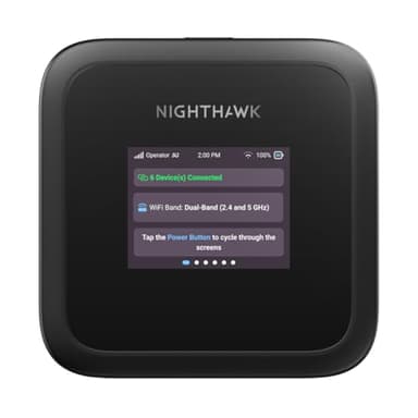 NETGEAR Nighthawk M3 Router 5G con Sim, Modem, Portatile, Saponetta WiFi 5G per Casa, Hotspot 4G, WiFi 6, Fino a 32 Dispositivi (MH3150)