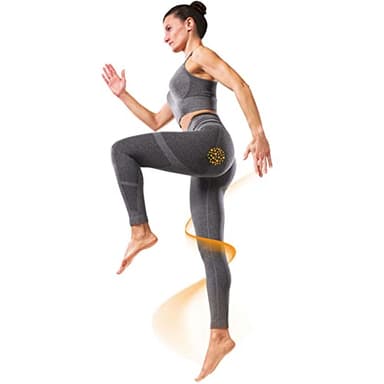 Guam Leggings Power Fit Taglia s-m 42-44 novità Fibramar Anticellulite Grigio Melange