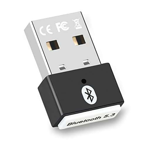 Adattatore Bluetooth USB 5.3, Collega e Usa Chiavetta Bluetooth per PC Laptop EDR Dongle USB Bluetooth Compatibile con Windows 11/10/8.1