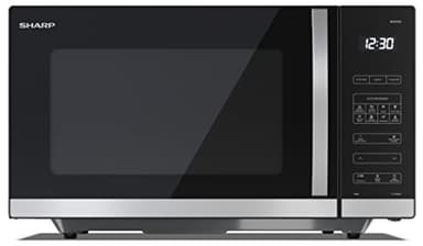 Sharp YC-QS302AE-B, Forno a microonde 30 litri, senza piattaforma girevole, controlli digitali, Nero