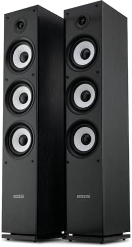 Bennett & Ross Ultrasphere HiFi Coppia altoparlanti a torre nero 2 x 100W RMS