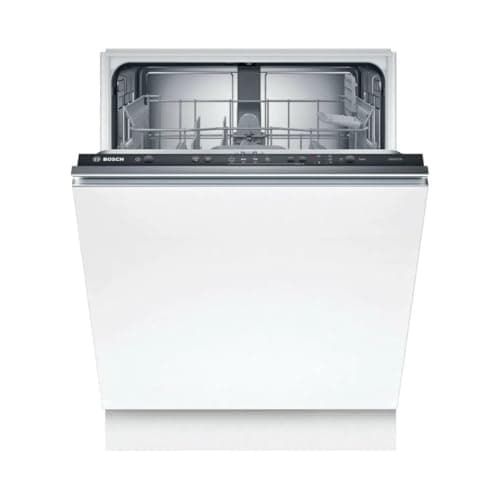 Bosch SMV24AX04E Serie 2, Lavastoviglie da incasso a scomparsa totale, InfoLight: Indicatore LED avanzamento programma, EcoDosage, AquaStop, Motore EcoSilence Drive, 60 cm