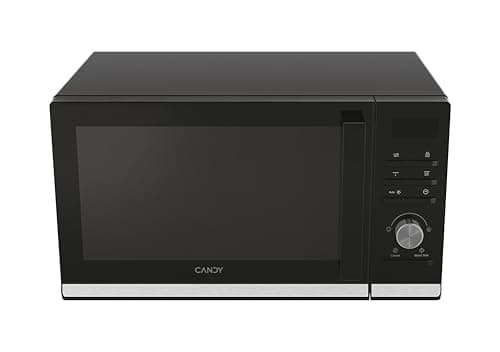 Candy Moderna Forno a Microonde con Grill, 23 Litri, 900W, 40 Programmi, 6 Livelli di Potenza, Funzioni Defrost e Autoclean, App hOn, Libera Installazione, 48,3 x 40,6 x 28,1 cm, Nero - CMGA23TNDB