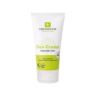 GREENDOOR Crema deodorante morbida in tubo da 50ml, senza alluminio, non fondente, efficace contro l'odore di sudore, dura 20 settimane, naturalmente vegana, unisex, cura le ascelle