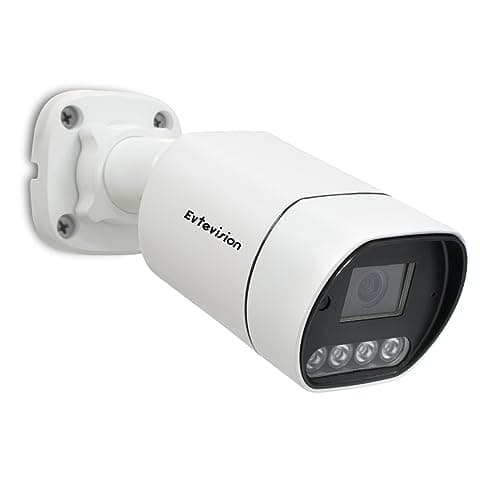 Evtevision 5MP Telecamera cablata di sorveglianza AHD/TVI/CVI/CVBS per esterni, 30 metri Visione Notturna, Impermeabile IP67, Funziona con DVR, Senza Alimentatore