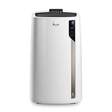 De'Longhi Pinguino PACEL98ECO Climatizzatore Portatile Silenzioso con Tecnologia Eco Real Feel, Interfaccia Digitale, Funzione deumidificatore, 2.7 kW, 64 Decibel, Plastica, Bianco