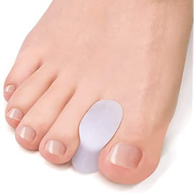 V&AMYA Separatore alluce valgo in silicone, separatore dita borsite, distanziale dita dei piedi, protezione per dita a martello