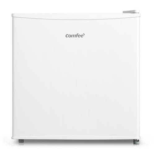 COMFEE' RCD50WH2(E) - Mini frigo bar, Frigorifero piccolo, Silenzioso, Mono porta, Per applicazioni in Hotel, Casa, Ufficio, 43L, Bianco, ‎47.2 x 45 x 49.2 cm