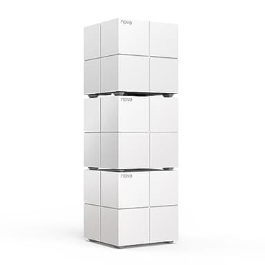 Tenda Nova MW6 WiFi Mesh, Dual Band AC1200, 2 Porte Ethernet Gigabit, Modalità Router e Access Point, Parental Control, 3 Pezzi con Copertura 300㎡, Compatibile con Alexa