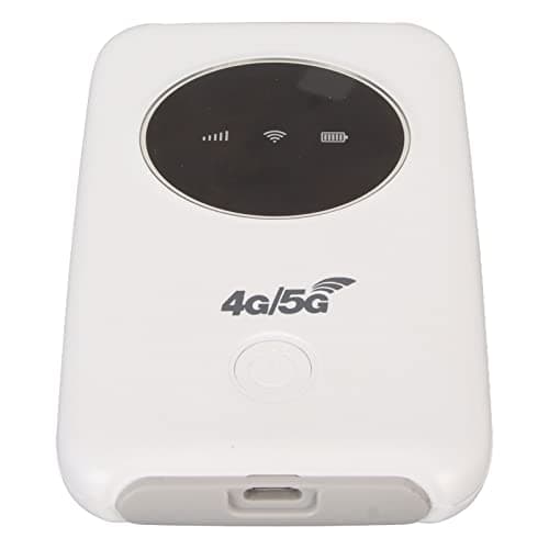 Airshi WiFi Mobile Portatile, WiFi 5G Sbloccato 300Mbps 4G LTE Modem WiFi USB Slot per Scheda SIM Leggero per Lavoro