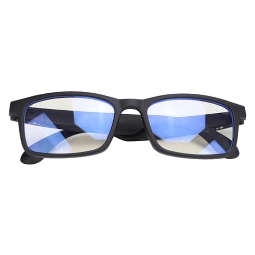Diyeeni Occhiali Intelligenti per Donna Uomo, Occhiali Audio Bluetooth con Assistente Vocale, Microfono Integrato, Filtro Luce Blu e Lenti Polarizzate, impermeabilità IPX4 per Esterni