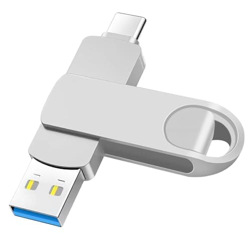 LZKNZT Chiavetta USB C 512GB Pen Drive 2 in 1 OTG Pendrive USB C & USB A Metallo Chiavetta USB 512GB Mini Pennetta USB Type C Dual Interface Penna USB per PC, Laptop, Smartphone Type C