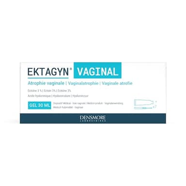Densmore - Ektagyn - Lubrificante intimo all'acqua - Asciugatrice, Irritazione - Lubrificante sessuale a base di ectoina, acido ialuronico - Tubo gel donna da 30 ml - Cura 1-3 mesi