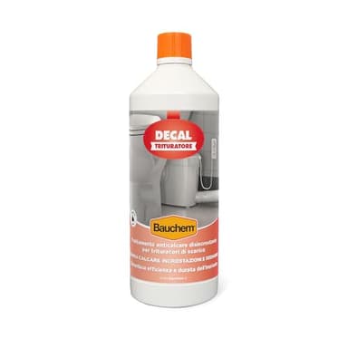 Bauchem Decal Trituratore Trattamento Anticalcare Disincrostante per Trituratori di Scarico 1 Lt