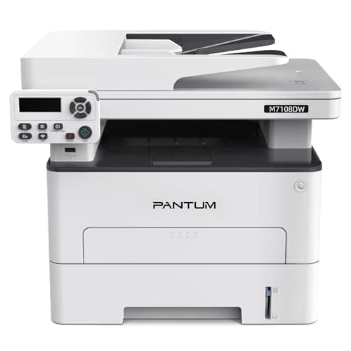 PANTUM M7108DW Multifunzione Stampante Laser Copia Stampa Scansione,Bianco e Nero Wireless con Stampa fronte/retro Automatica