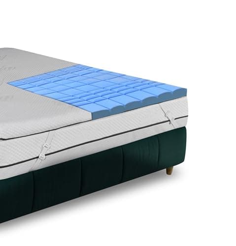 Nuvole di Sonno - Topper Serenity Matrimoniale 160x190 Ortopedico in Memory Foam Sfoderabile con Elastici Regolabili spessore 6 cm Correttore Made in Italy, Disp. Medico Detraibile nr. 2781798