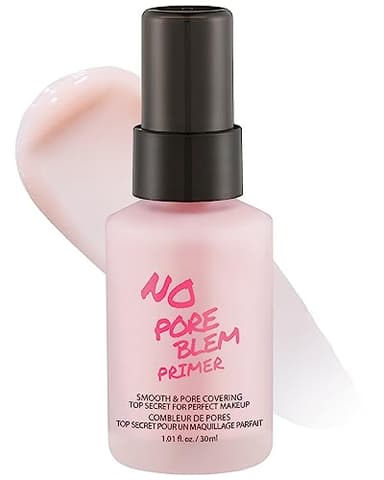 TOUCH IN SOL Primer senza macchie di pori 30ml - Riduzione dei pori, sebo e controllo della lucentezza - Primer per sfocare i pori prima del trucco - Con estratti di collagene e tè verde