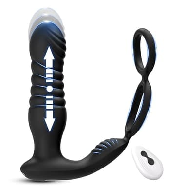Massaggiatori Vibratore per uomo Prostata Vibratore-Vibratore anale 3 in1 con10x10 modalità dildo anale Sexytoysys uomo Stimolatore prostata Vibratore anale prostata vibratore Sexy toys sexy shop HT03