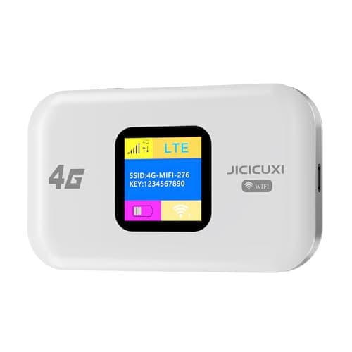 Router WiFi portatile 4G,saponetta wifi con sim, LTE 150 Mbps, batteria a lunga durata da 2100 mAh, display LCD, facile da installare, hotspot mobile per viaggi, campeggio, hotel