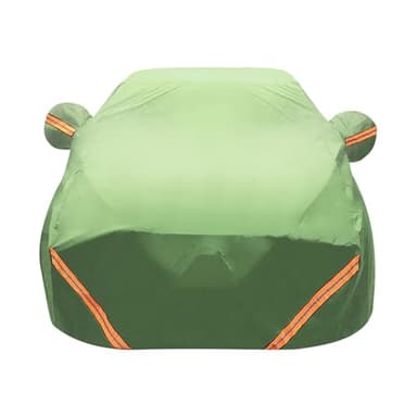 Telo Copriauto Completo Compatibile Con 2024 Fiat 600 Hybrid 136, Telone Antipolvere Per Tutte Le Stagioni(Green)