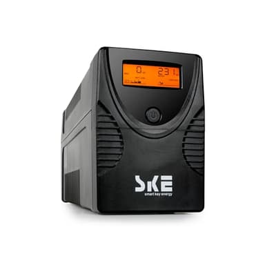 SKE Gruppo Continuità 425VA/240W UPS Backup & Protezione da sovratensioni UPS Backup per Computer Router Modem Gruppo di continuità