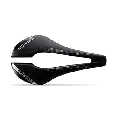 Selle Italia SP-01 Boost TM, Sella Bicicletta da Strada con Design Moderno, Comoda con Foro Superflow-Taglia L3, Nero Unisex Adulto