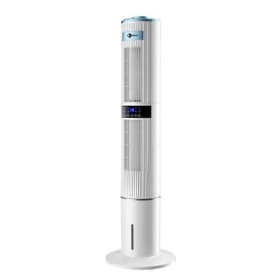 Diloc Raffrescatore d'aria ad acqua a Torre senza unità esterna D.overfresh portatile Raffreddatore Ventilatore Umidificatore Evaporativo con telecomando senza tubo da 5 Litri Timer 24h Potenza 65w