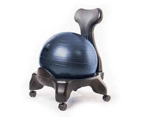 KIKKA ACTIVE CHAIR - Sedia ergonomica con Pallone Gonfiabile (Oltremare)