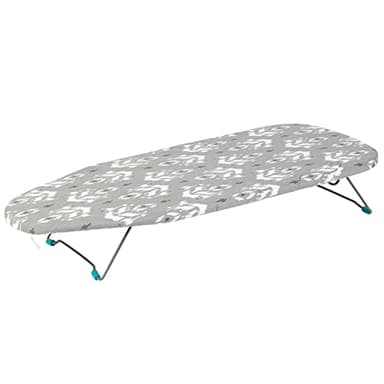 Beldray LA023735IKATEU7 Asse da stiro, da tavolo, compatto e leggero, facilmente pieghevole, con cover in cotone 100%, 73 x 31cm