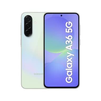 SAMSUNG Galaxy A36 5G, Smartphone con Funzioni intelligenti, 3 anni di Garanzia del produttore, Display Super AMOLED 6.7”, 8GB RAM, 256GB, 5.000 mAh, IP67, Awesome Lime [Versione Italiana]