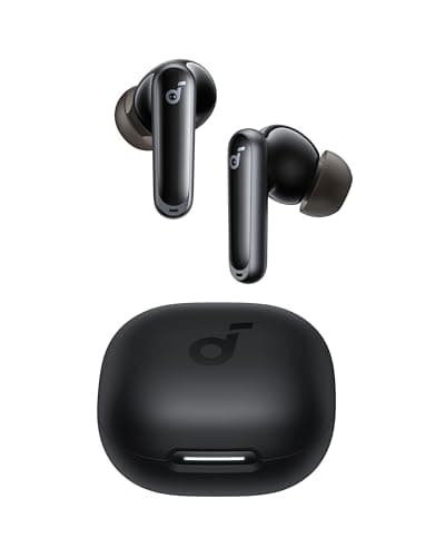 Soundcore by Anker P40i Cuffie Bluetooth Wireless con Cancellazione Rumore per Ogni Ambiente, Forti Bassi, Riproduzione 60H, Case e Supporto Telefono 2 in 1, IPX5, Carica Wireless, Bluetooth 5.3