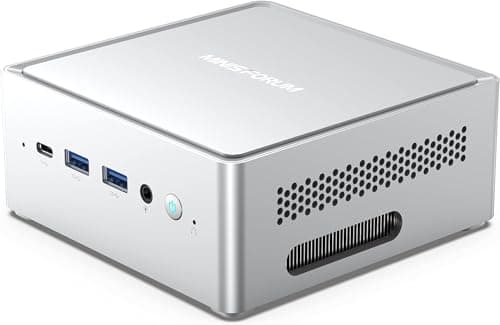 MINISFORUM Mini PC NAB9 - Processore Intel Core i9-12900HK fino a 5,0 GHz, 32 GB di RAM, 512 GB SSD, Dual 2.5G LAN, Wi-FI 6, Bluetooth 5.2 - PC desktop ultra-compatto