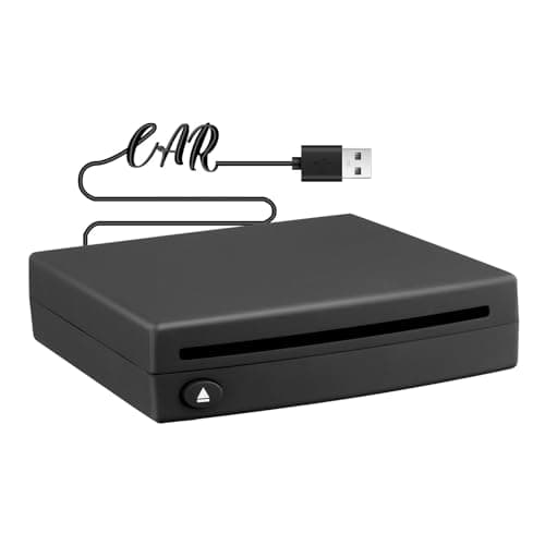 Autoradio Lettore USB 2.0 CD/DVD Esterno per interfaccia Stereo Connessione USB Lettore di Navigazione GPS 1 DIN Auto CD/DVD Esterno Auto/Televisione/Computer Portatile Universale