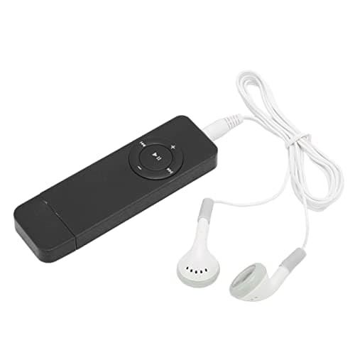 Lettore MP3, Mini Lettore Musicale MP3 Suono HiFi Portatile Lettore Musicale Digitale Walkman Batteria Integrata da 180 MAh, Supporta Fino a 64 GB (Nero)