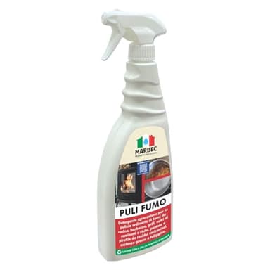 MARBEC PULI FUMO 750ML Detergente spray sgrassatore forte per pulizia ordinaria di forni, barbecue, stufe e pirofile