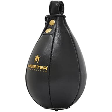 Meister SpeedKills - Borsa in pelle con sacca in lattice leggero, misura S, 19 x 12,7 cm, colore: Nero