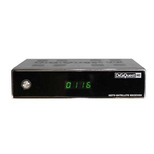 Digiquest 8312HD - Decoder Satellitare DVB-S2 con funzione di videoregistratore, Nero, HEVC MAIN 10