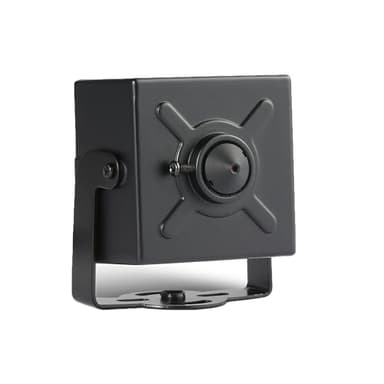 REVODATA Mini telecamera IP POE, telecamera di sicurezza con obiettivo da 3,7mm per interni con microfono incorporato, telecamera CCTV con visione remota P2P (I706-2-P-A-HS)
