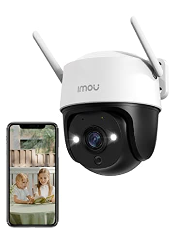Imou Telecamera Wi-Fi Esterno 5MP, Telecamera WiFi 360° 3K Visione Notturna a Colori, IP66, Tracciamento Intelligente, Rilevamento Umano con Faretto e Sirena, Audio Bidirezionale, 2,4Ghz