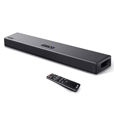 OXS S3 Soundbar per TV, Home Theater Bluetooth 5.0, Bassi Dinamici, Suono surround 3D, Ottimizzazione dei dialoghi, Compatibile con AUX/Optical/Coaxial, 3 Modalità Audio, Montabile a Parete