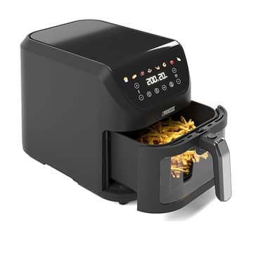 Princess SlimFry Airfryer, 8L Capacità, 2000W, 8 Programmi, Display Touchscreen Digitale, Temperatura Regolabile, Finestra di Controllo, Spegnimento Automatico, Cestello Lavabile, 182257